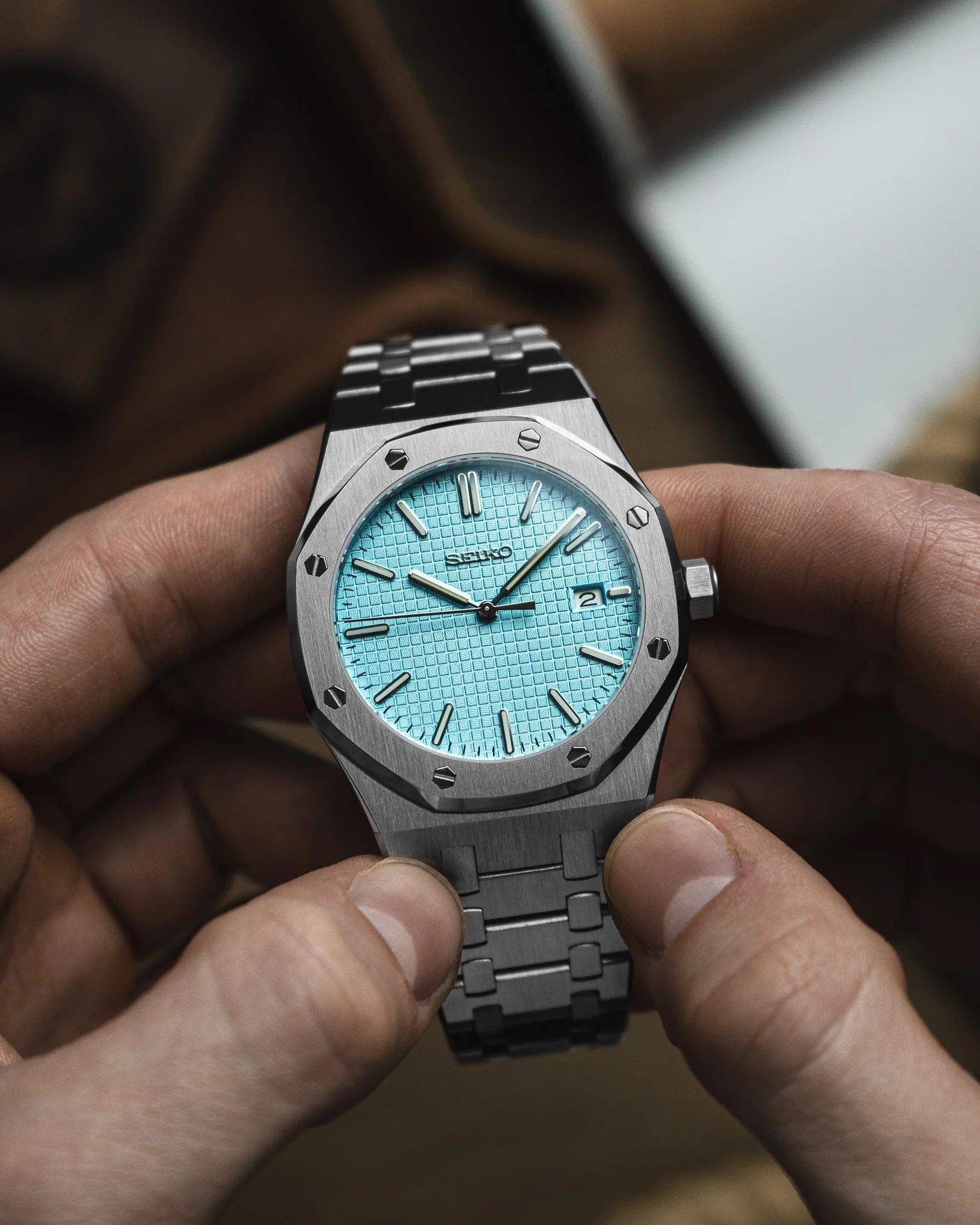 Seiko Royal Oak Ice Blue