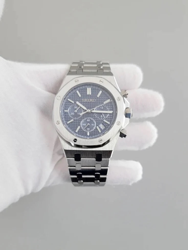 Seiko Royal Oak Chronograph Blue Dial