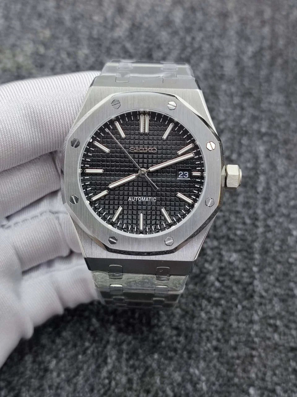 Seiko Royal Oak Black Dial