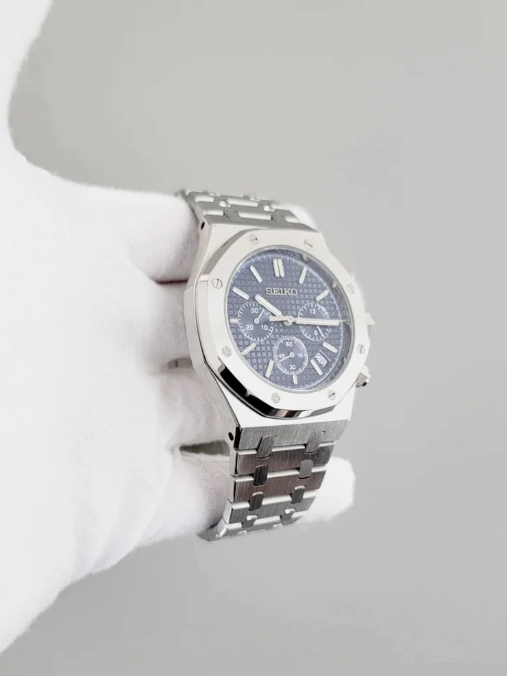 Seiko Royal Oak Chronograph Blue Dial