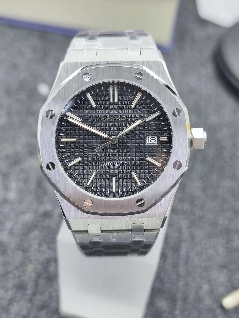 Seiko Royal Oak Black Dial