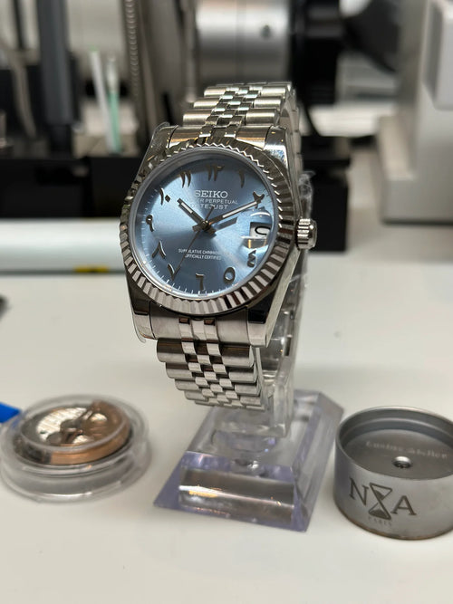 Seiko Datejust Arabic Ice Blue
