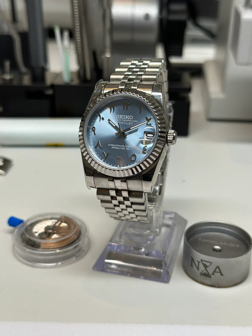 Seiko Datejust Arabic Ice Blue